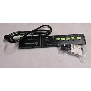 TrickleStar TS1810 7 Outlet AV Advanced Power Strip - Black